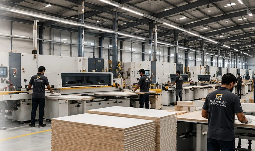 Factory floor in Jebel Ali