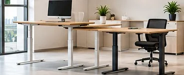 Height adjustable desks
