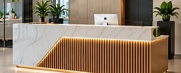 Reception desks