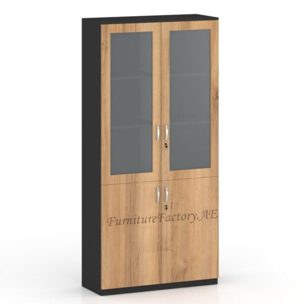 Anton Series Full Height Glass Door Filing Cabinet Furniture Factory Dubai
