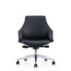 Elke Medium Back Leather Chair Furniture Factory Dubai