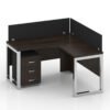 Emil Series L Shape Single Workstation Desk Furniture Factory Dubai