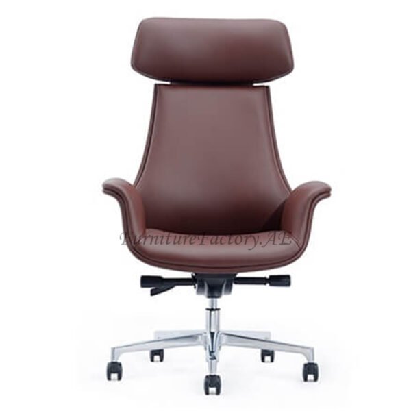 Erika High Back Leather Chair 2 Furniture Factory Dubai