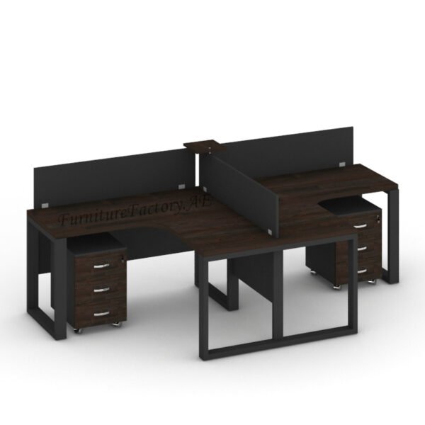 Felix Series Cluster of 2x T Shape Workstation Desk Furniture Factory Dubai