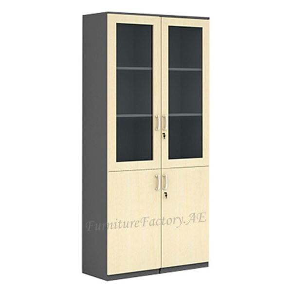 Full Height Glass Door Cabinet Furniture Factory Dubai