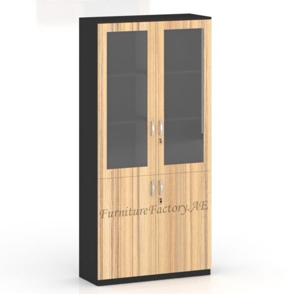 Jacob Series Full Height Glass Door Filing Cabinet Furniture Factory Dubai