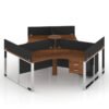 Liam Series Triangle Workstation Desk Furniture Factory Dubai