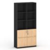 Oskar Series Open Shelf Full Height 2 Door Cabinet Furniture Factory Dubai